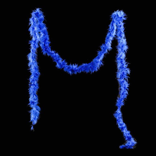 5Pcs Fluffy Feather Boa Strip-Fancy Makeup Party Wedding Xmas-Decoration 2M US!