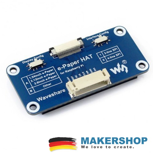 Universal e-Paper Raw Panel Driver HAT Waveshare Display Arduino Raspberry Pi