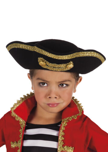 Kids Size Deluxe Pirate Tricorn Hat