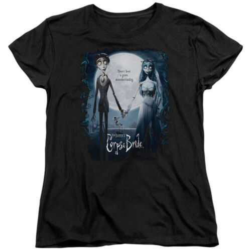 Corpse Bride Animated Romance Movie Burton Poster Women/'s T-Shirt Tee