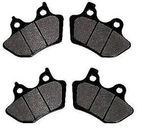 FRONT /& REAR BRAKE PAD SET HARLEY 00-07 SOFTAIL TOURING DYNA SPORTSTER 44082-00