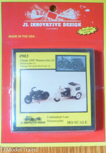 1 Stock /& 1 JL Innovative Design #903 Motorcycles Classic 1947 Model 2-Pack