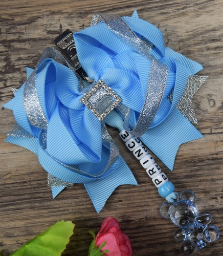 Personalised stunning pram charm in Light Gray boys and girls