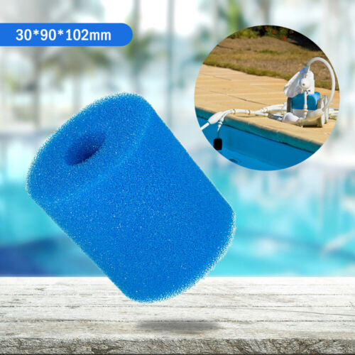Reusable/&Washable Swimming Pool Filter Foam Sponge Cartridge Filter System NEW