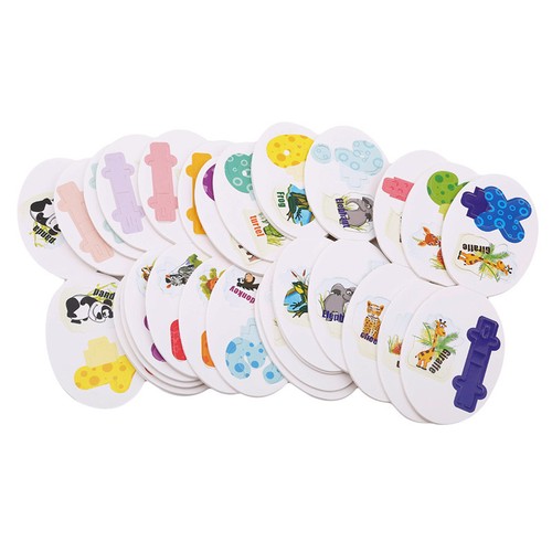 26x English Letter DIY Alphabet Animal Digital Puzzle Kids Baby Educational Toys