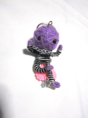 Thief Voodoo String Doll Keychain Ornament Accessory Gift Thai handmade