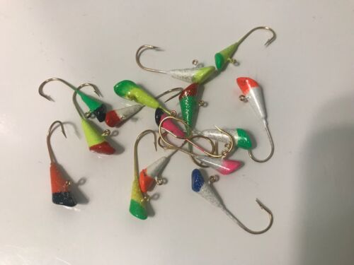 50 Pack Shad Dart Jigs with Silver Glitter Coat!