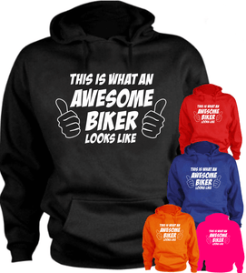 This Is What An Awesome Biker Looks Like Custom New Hoodie Gift Present