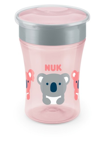 10.255.393 NUK Magic Cup 230 ml 360°-Trinkrand abdichtende Silikonscheibe 8 M