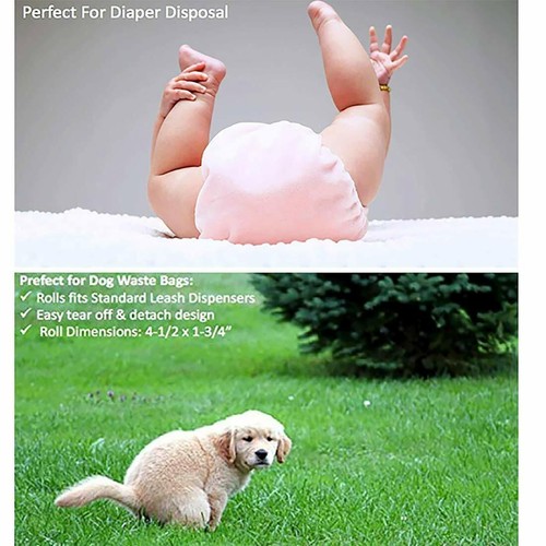 CCLINERS 4-6 Gallon Clear Small Garbage Trash Bags 200 Count