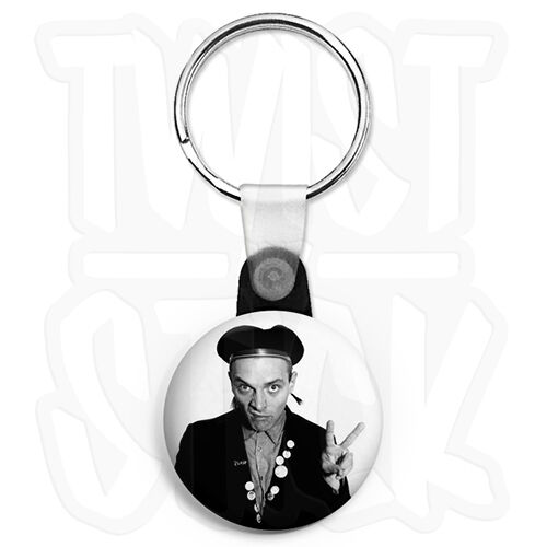 The Young Ones 25mm TV Keyring Button Badge with Zip Pull Option Rick Photo 