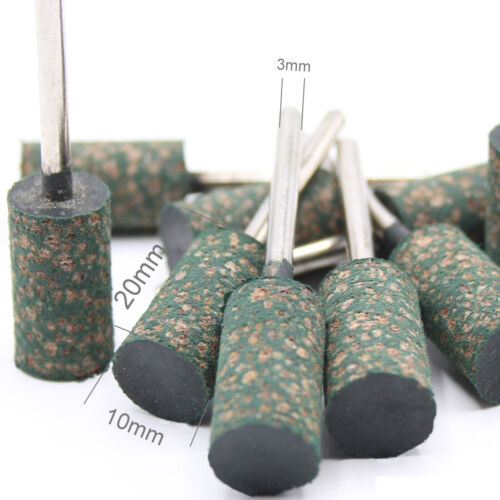 6 Stück Gummi Polier Polierer Ø 10mm für Dremel Proxxon Multitool Zubehör D47