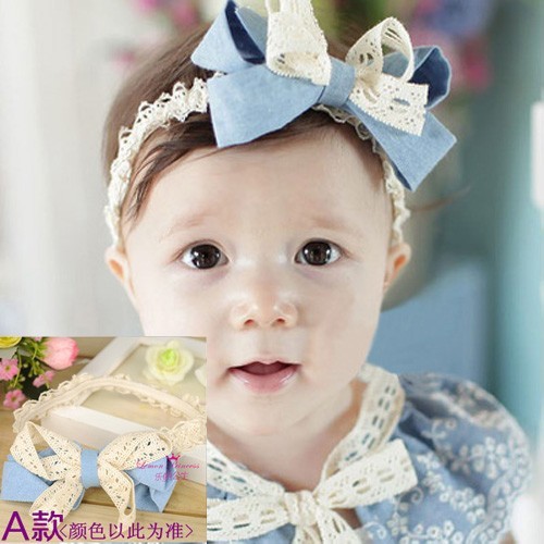 Cute Baby Girl Lace Flower Hair Band Toddler Headband Headwear Accessories