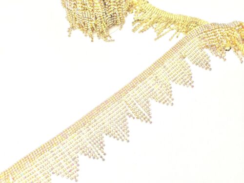 11/'/'Rhinestone Boarder Chain Tassels Trims Diamante Sewing Applique Fringe Edgin