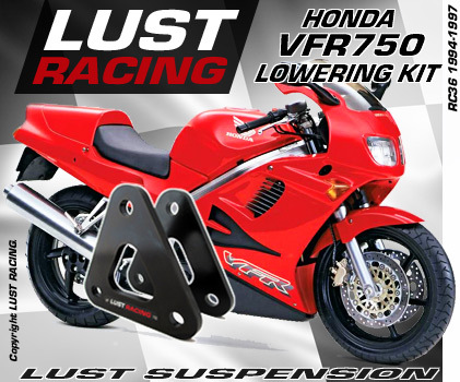 Honda VFR750F RC36 Lowering Kit 1994-1997 Suspension Links LUST RACING Linkage