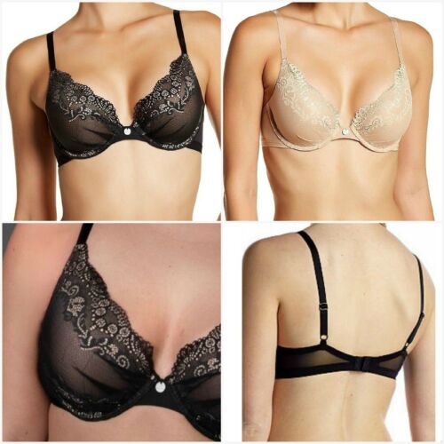 DKNY 453237 Push Up Bra Underwire Padded Lace T-Shirt Variations Sizes