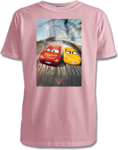 Disney Cars 3 para Niños Camisetas 3 Diseños//7 Colores//Tamaños 1-15