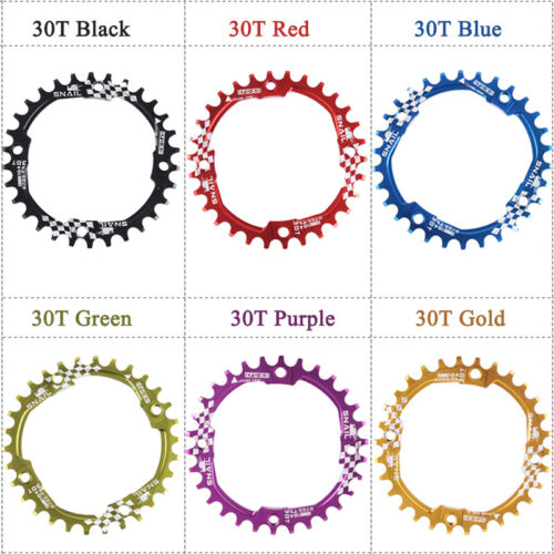SNAIL 104bcd MTB Bike Chainring 30-42T Round/Oval Narrow Wide Bicycle Chain Ring 