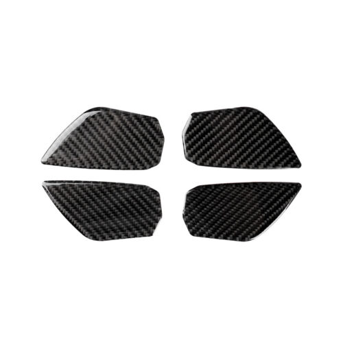 4x For Honda Civic 10th 2016-2019 Carbon Fiber Interior Door Handle Bowl Cover