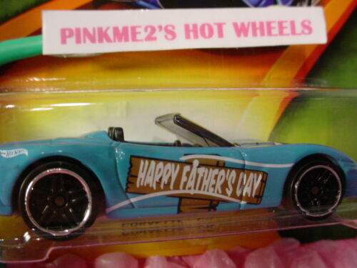 2015 Happy Father's Day CORVETTE C6♚Blue-Green;Fish♚Hot Wheels Kmart Exclusive 