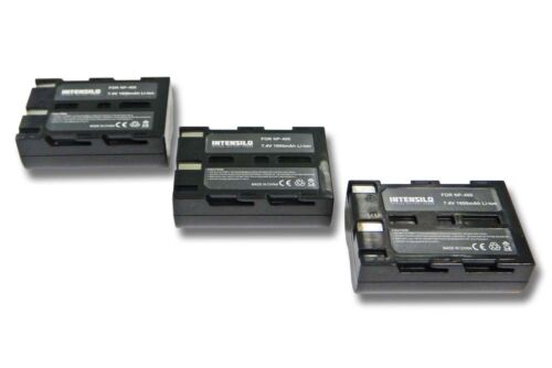 3x Batterie INTENSILO 1600mAh pour MINOLTA NP-400 Dynax 5D Dynax 7D ACCU