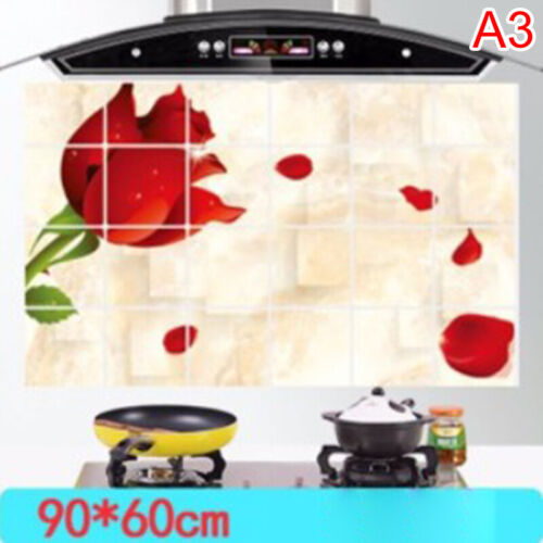 Details about  / 60*90cm Stickers Paper High Temperature Kitchen Oil-Proof StickersB/_kz