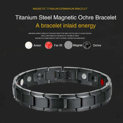 Therapeutic Energy Healing Bracelet Stainless Steel Magnetic Therapy Bracelet