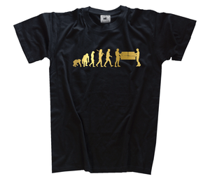 GOLD Edition Möbelpacker Umzug Umzugshelfer Evolution T-Shirt S-XXXL