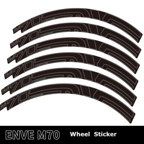 Two Wheel Rim Sticker Outline Stroke for M70 HV MTB Mountain Bike Cycling Decal
