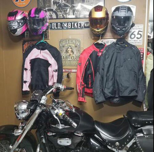 Motorcycle Accessories Helmet Holder Hanger Display Rack Jacket,gloves Hook Gift