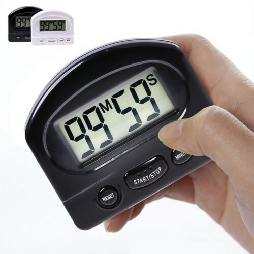 Mini LCD Digital Temporizador Cuenta hacia arriba hacia abajo alarma para alimentos cocinar Accesorio electrónico 