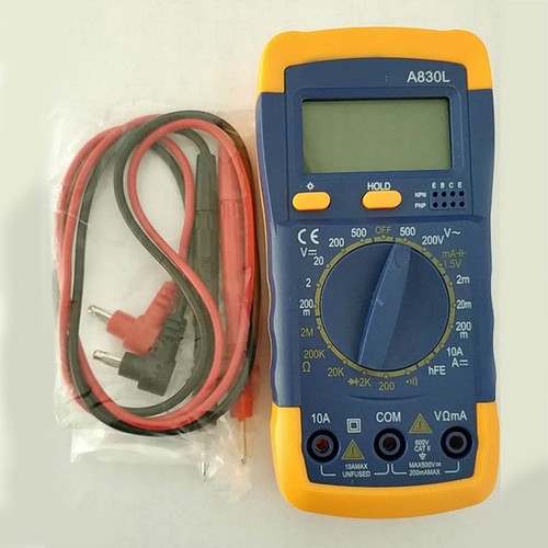 Electrical LCD Digital Multimeter Ohmmeter Multi OHM Tester AC DC Voltmeter.