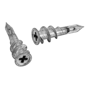 Installs into 3//8/"-5//8/" Sheetrock Bag of 100-Self-Drilling Hollow Wall Anchor