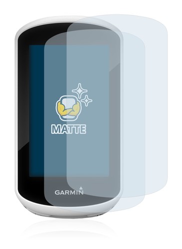 2x Displayschutzfolie Matt Garmin Edge Explore 2018 Schutzfolie Folie