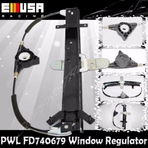 Rear Left Driver Window Regulator w//o MOTOR for 92-11 Ford Crown Victoria LX