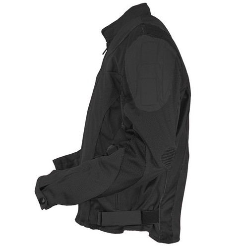 SMALL Xelement Invasion Men/'s Black Mesh Armored Motorcycle Jacket Gun Pocket