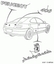 8663GH GENUINE PEUGEOT 406 TAILGATE REAR BADGE