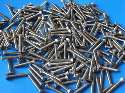 3mm x 20mm Long A2 Stainless Steel Pozidrive Csk Machine Screws M3 New Pack x 10 