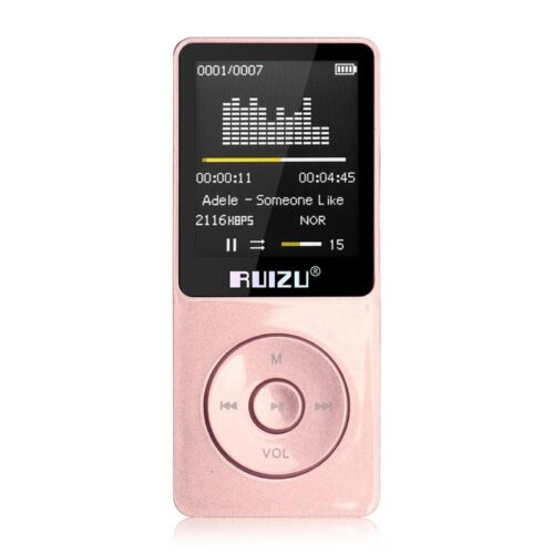 16GB 8G 4G RUIZU X02 Sport Mini Lossless HIFI MP3 Music Player Recorder FM Radio