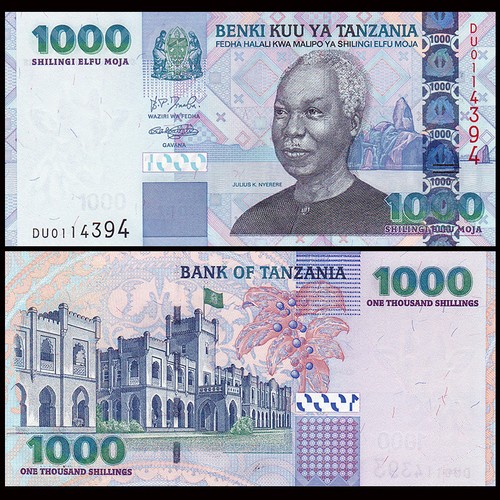 2006 UNC P-36b Tanzania 1000 1,000 Shillings ND