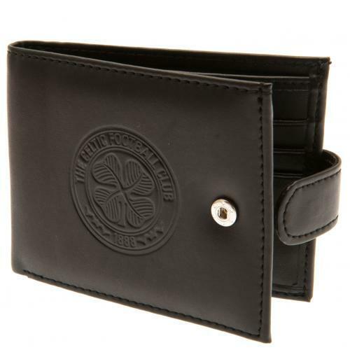 CELTIC FC RFID ANTI-FRAUD TECHNOLOGY CARD NOTE LEATHER WALLET NEW XMAS GIFT 