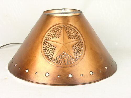 Empire Star Design Rustic Tin Patina Finish Lamp Shade Many Sizes