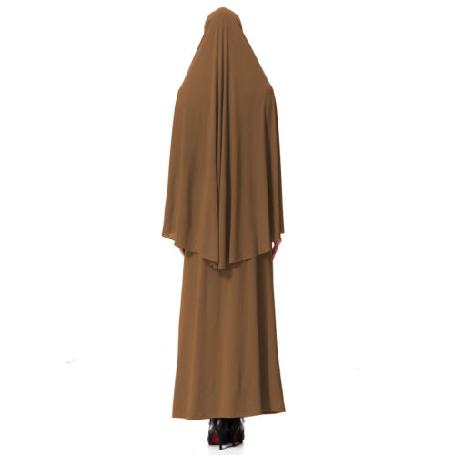 Femmes musulmanes Ramadan Robe Overhead jilbab abaya islamique Tops Jupes Longues Séries