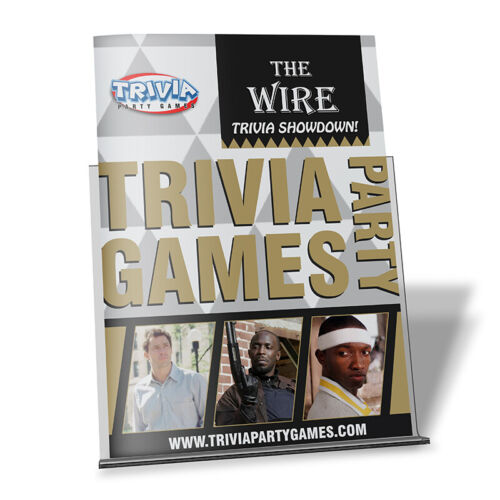 The Wire Trivia Showdown Booklet Trivia Party Games