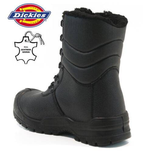 DICKIES MENS SAFETY BOOTS LEATHER STEEL TOE CAP MILITARY COMBAT HIKER WORK SIZE 