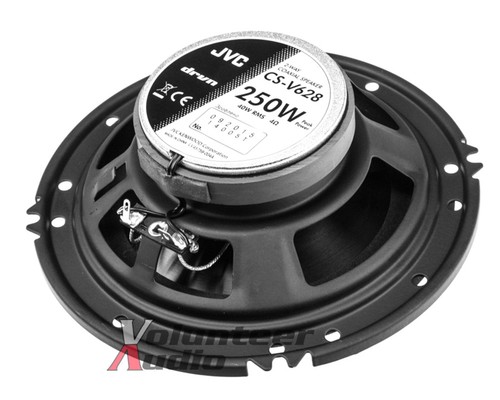 JVC CS-V628 6.5/" 2-Way 250W 4 Ohm Max Front /& Rear Door Speakers