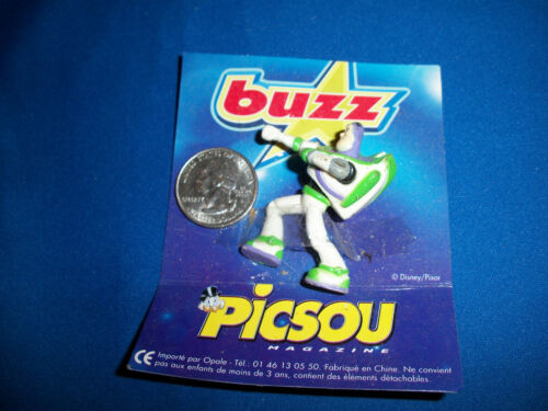 BUZZ LIGHTYEAR TOY STORY French PROMO MINI FIGURINE Comic Book Carded Giveaway