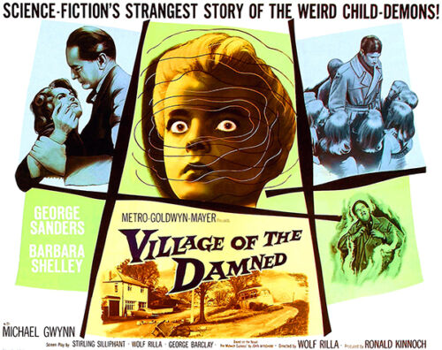 Movie Poster 1960 Village Of The Damned