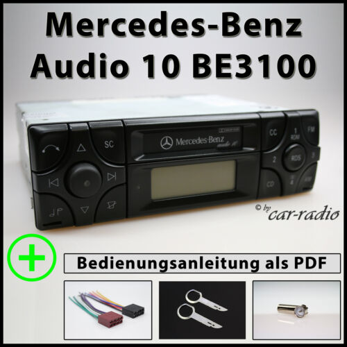 Original Mercedes audio 10 be3100 casetes radio becker radio a2108200986 set