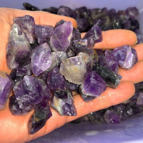SMALL 1000 Carat Lots of Natural Amethyst Rough FREE Faceted Gemstone 